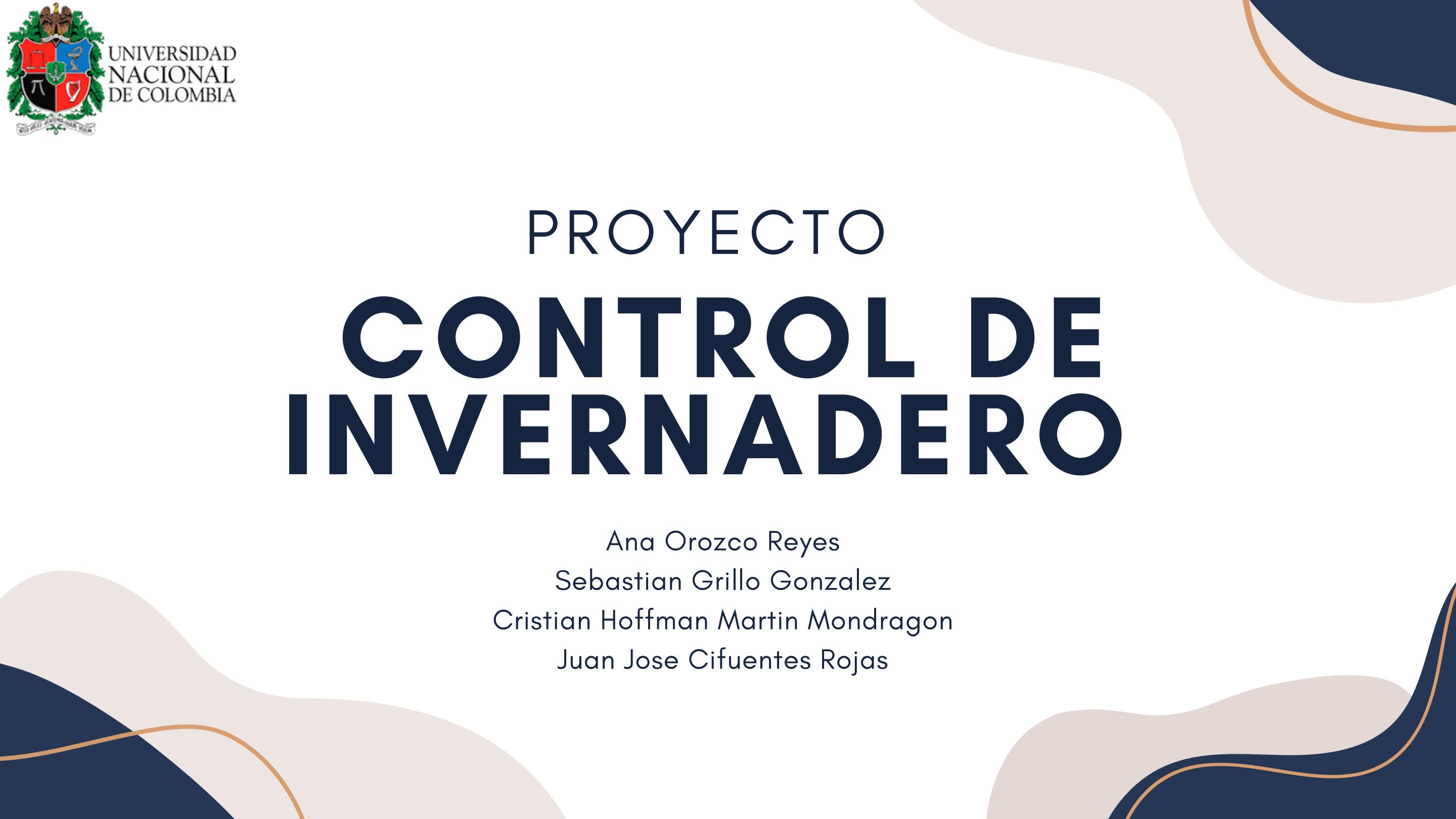 Greenhouse Thermal Plant Control